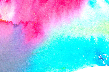 Explosion of Watercolor Paint Powder Pastel Multicolour Background Creative Pop of Color