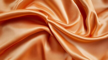 Obraz premium 16. A smooth, velvety orange background with a satin finish and soft lighting highlights