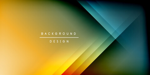 Bright lines background. Gradient geometric template wallpaper