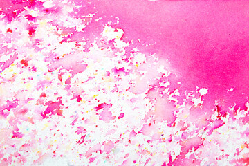 Obraz premium Explosion of Watercolor Paint Powder Pastel Multicolour Background Creative Pop of Color