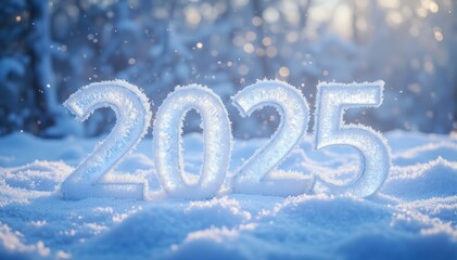 New year celebration 2025 winter wonderland