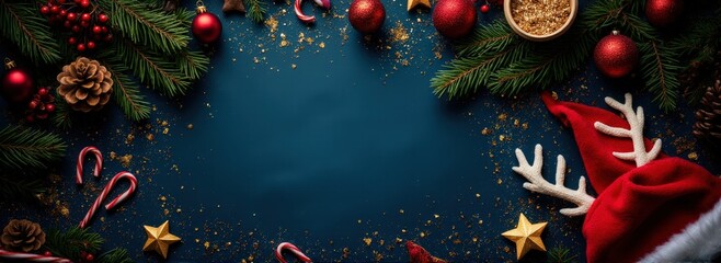 Festive holiday table cozy christmas vibe