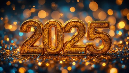 New year 2025 celebration festive atmosphere