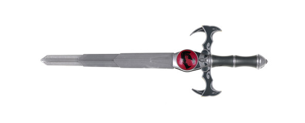 plastic sword isolated on white background
