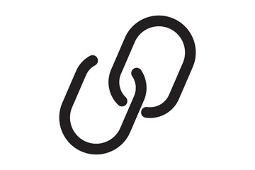Link icon vector for web, computer and mobile app
