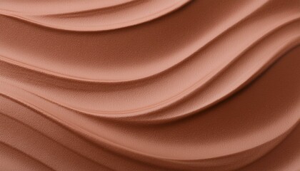 Coffee mousse melted chocolate milk dark  cocoa swirl wave wavy isolated dessert
