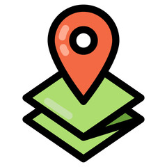 Camping and Outdoor Vector Icons Set