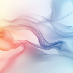 Fototapeta premium Abstract flowing shapes in soft colors create a serene and artistic background.