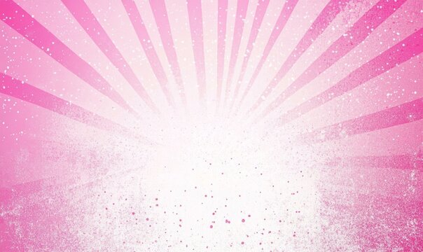 Pink Rays Burst Glitter Background Design