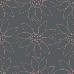 Flowers watercolor illustration.Manual composition, pattern abstract flowers