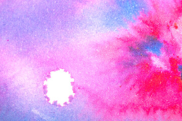 Explosion of Watercolor Paint Powder Pastel Multicolour Background Creative Pop of Color