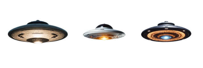 ufo set isolated