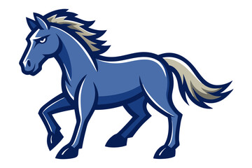 Dynamic Horse Mascot Vector Illustration Powerful and Bold Logo Design