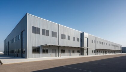 Modern logistics warehouse building structure