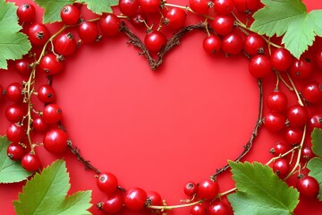 Obraz premium Close-up of blooming flowers and greenery on a red background, outdoors, surrounded by more vegetation