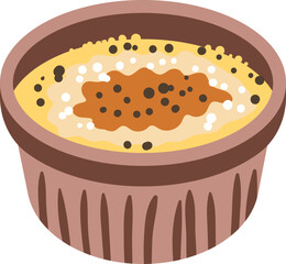 Creme brulee is a French Christmas dessert.