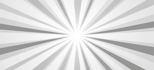 Obraz premium Abstract Grey White Radiating Lines Design