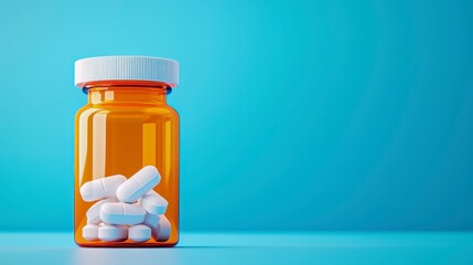 Pharmaceutical action prescription medication pharmacy product image clean environment close-up view health concept