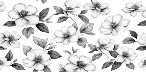 Peonies, illustrated in an authentic Eastern style, feature a loose brushwork approach with ink and watercolor, using a monochromatic palette.