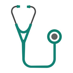 Stethoscope Medical Equipment Icon Vector Design Doctor Tool Heartbeat Monitor Healthcare Symbol.Adobe Illustrator Artwork