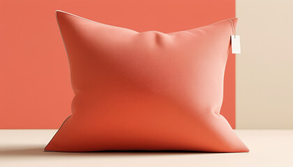 mockup Triangular pillow design with copy space for home decor