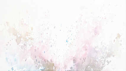 Abstract pink watercolor background with splash design.