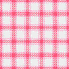 Gentleman vector background texture, printout check seamless textile. Mockup pattern fabric tartan plaid in white and light colors.