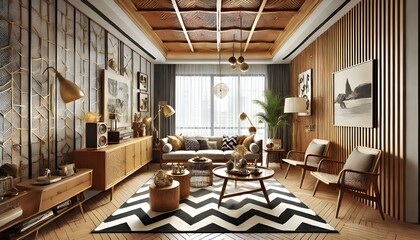 Fototapeta premium Scandinavian Brightness with Natural Elements