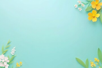 Exquisite blue and yellow paper flowers. They reflect the patriotic shades of the Ukrainian flag.