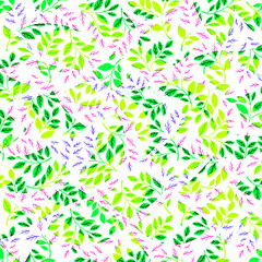 leaf seamless patterns