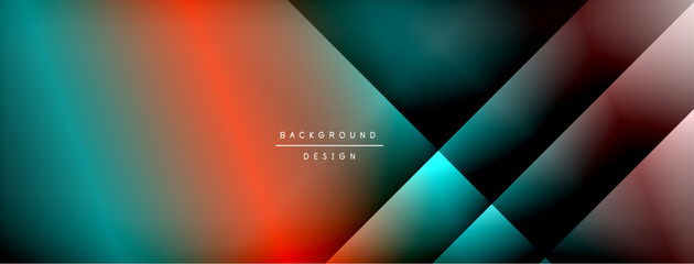 Fototapeta premium Light shadow lines dynamic gradient background