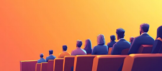Audience at a Conference:  A Vibrant Gathering of Professionals