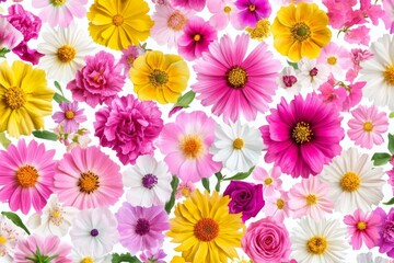 Fototapeta premium seamless background with flowers