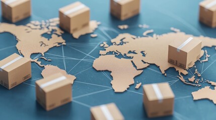 Global Shipping Network Worldwide Package Delivery