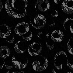 abstract black and white seamless patterns