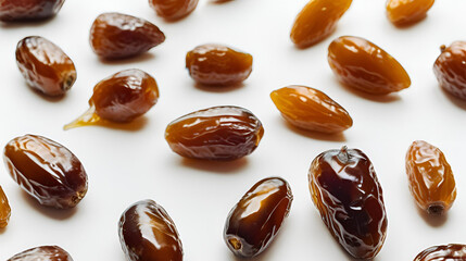 dates isolated on white background