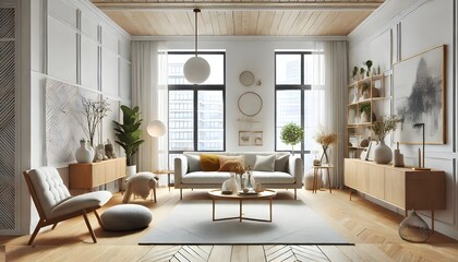 Cozy Space with Green Plants