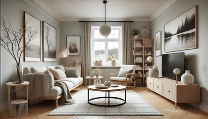 Minimalist Design with Statement Light