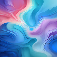 Obraz premium Liquid gradient mesh. Abstract wavy background. Color blend. Modern blurred texture. Liquid vibrant color flow. Template for posters, ad banners, brochures, flyers, covers, websites. 8k quality. gener