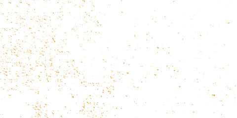 Abstract luxury golden confetti glitter and zigzag ribbon falling down on transparent background. Holyday, festive and celebration background.