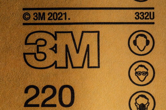 3M 220 grit sandpaper