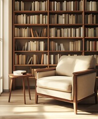 Beautiful Modern Living room Interior with furniture's ,mockup frame , posters, wall -3d Rendering