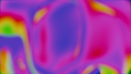 Psychedelic Abstract Flow with Vivid Rainbow Colors and Fluid Patterns