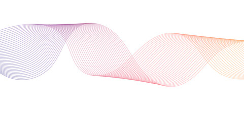 Abstract background with Curve line for desktop. Vector abstract colorful flowing wave lines isolated on white layers strokes waves line design vector