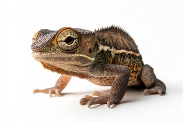 Fototapeta premium Close-up of a small reptile, detailed texture.
