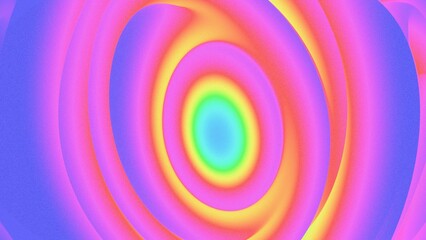 Vibrant Abstract Waves in Gradient Neon Colors