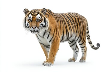 Fototapeta premium Striking Tiger in Studio Setting