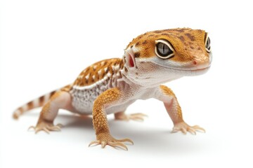 Naklejka premium Adorable Leopard Gecko Portrait