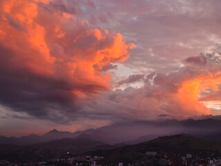 Cloudscape over the Andes