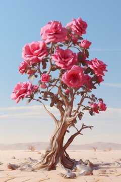 Sahara desert-rose, abstract creature shaped by nature